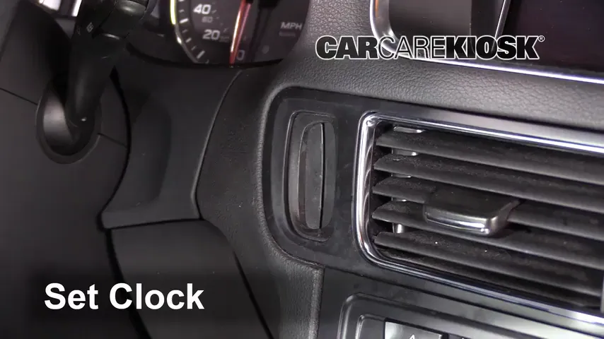 2011 Audi Q5 Premium Plus 2.0L 4 Cyl. Turbo Clock Set Clock